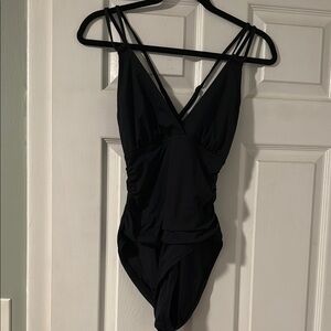La Blanca Black One Piece Swimsuit